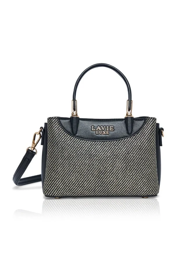 لافي حقيبة نسائية فاخرة بيلا بثلاثة جيوب صغيرة جداً أسود